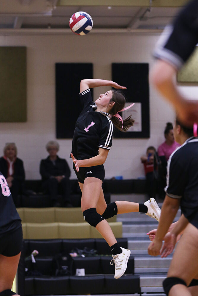 Tess Rule jumps up to make a backside hit
